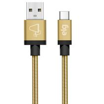 Cabo USB-C Elg INXC10GD 1 Metro - Dourado