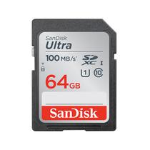 Cartão de Memória SD Sandisk Ultra 100 MB/s C10 64 GB