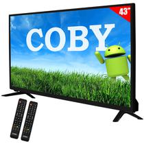 Televisao Smart TV LED 43" Coby CY3359-43SMS-BR Full HD Android / HDMI / USB / Wi-Fi com Conversor Digital