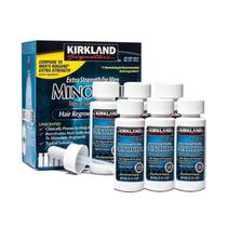 Solucao Capilar Kirkland Minoxidil Original 5% para Crescimento de Barba e Cabelo - 6 X 60ML