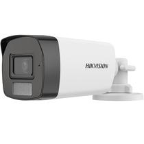 Camera de Vigilancia Hikvision Bullet DS-2CE17D0T-LFS Dual Light Audio 3.6MM 1080P Externo - Branco/Preto