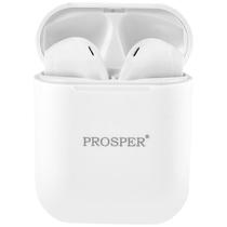 Fone de Ouvido Sem Frio Prosper I12 com Bluetooth e Microfone - Branco