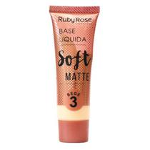 Base Liquida Ruby Rose Soft Matte HB8050 Bege 3
