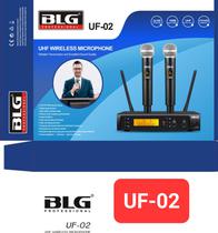 Microfone BLG s/fio UF-02 C2 Mano Uhf