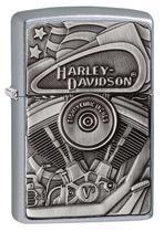 Isqueiro Zippo Harley Davidson Motor Flag 29266
