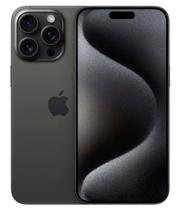 Celular Apple iPhone 15 Pro A2848 / 256GB / Esim / Tela 6.1"/ Cam 48MP - Black Titanium