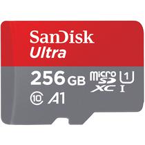 Cartão de Memória Micro SD Sandisk Ultra 150 MB/s C10 U1 256 GB com Adaptador (SDSQUAC-256G-GN6MA)
