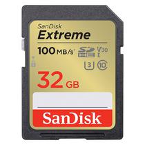 Cartao de Memoria SD Sandisk Extreme U3 / V30 / 32GB / 100MBS - (SDSDXVT-032G-Gncin)