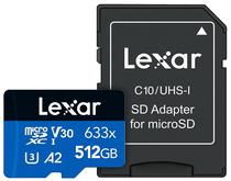 Memoria Micro SDXC Uhs-I Lexar 633X 100-70 MB/s - 512GB