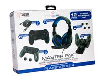 Kit Gaming Tiger Master Pak TG-P4001 12 En 1 para PS4