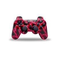 Controle Sem Fio Dualshock 3 para Playstation 3 (PS3) - Eletricidade Vermelho Desenho