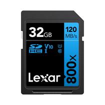 Memoria SD Lexar 800X Blue Series 120-10 MB/s C10 U1 V10 32GB