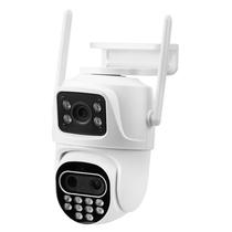 Camera de Seguranca - IP - Icsee P9-QQ9 - 3.6MM - 9MP - Tres Cameras - Branco