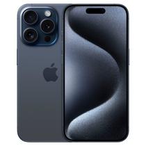 Apple iPhone 15 Pro 128GB Be Tela Super Retina XDR 6.1 Cam Tripla 48+12+12MP/12MP Ios 17 - Blue Titanium (Anatel)