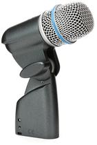 Microfone Shure Beta 56A para Instrumentos Musicais - Cinza