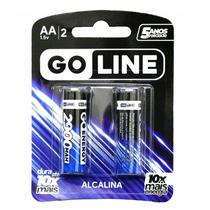 Pilhas Goline Alkaline AA com 2 Pilhas / 2900MAH