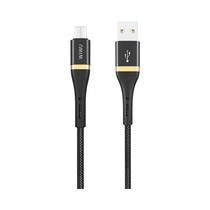 Cable Wiwu ED-102 USB-A A Micro USB 3M Negro - Dorado