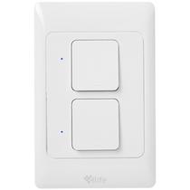 Interruptor de Parede Inteligente 4LIFE Smart Light Switch FL811-2 Wi-Fi/2 Botoes/Bivolt - Branco