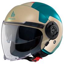 Capacete MT Helmets Viale SV s Beta E7 - Aberto - Tamanho L - com Oculos Interno - Matt Blue