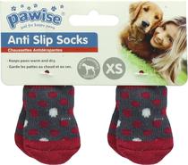 Meias Antiderrapante para Mascotes XS - Pawise Anti Slip Socks 12991 (2 Pares)