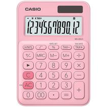Calculadora Casio MS-20UC-PK - 12 Digitos - Rosa Claro