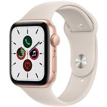 Apple Watch Se Caixa de Aluminio Em Dourado e Correia Esportivo Em Cor Branco Estelar 40 MM MKQ03LL/A