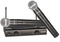 Microfone Wireless VHF Quanta QTMIC103 2V - Black