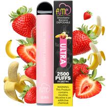 Vape Descartavel Fume Ultra 2500 Puffs com 50MG Nicotina - Strawberry Banana