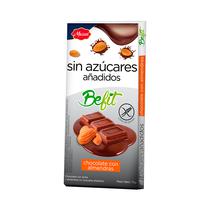 Tableta Chocolate Con Almendras Sin Azucares Anadidos Befit 75GR
