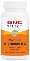 GNC Select Calcium & Vitamin D-3 (30 Tabletas)