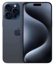 Celular Apple iPhone 15 Pro A2848 / 128GB / Esim / Tela 6.1"/ Cam 48MP - Blue Titanium