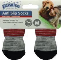 Meias Antiderrapante para Mascotes M - Pawise Anti Slip Socks 12998 (2 Pares)