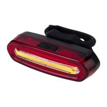 Lanterna Traseira LED para Bike 096 Recarregavel USB - Vermelho e Amarelo