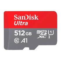 Cartao de Memoria Micro SD Sandisk Ultra 512GB / C10 / 150MBS / 2X1 - (SDSQUAC-512G-GN6MA)