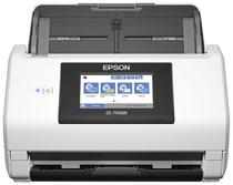 Scanner de Documentos Epson Workforce DS-790WN Wireless Color Bivolt Branco