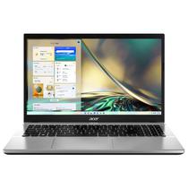 Notebook Acer A315-59-71NF, Intel Core i7 1255U, Tela 15.6", 8GB Ram, 512GB SSD, Pure Prata, Ingles
