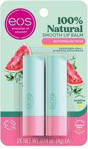 Protetor Labial Eos Natural Lip Balm Watermelon Frose 4G (2 Unidades)