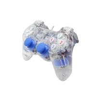Controle Analogico USB Play Game Transparente - Azul