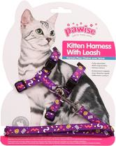 Correia de Peito para Gatos Roxo - Pawise Kitten Harness With Leash s 28002