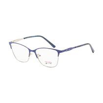 Armacao para Oculos de Grau Visard 3015 C4 Tam. 53-17-140MM - Azul/Prata