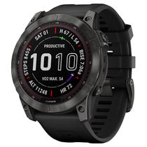Relogio Smartwatch Garmin Fenix 7X Sapphire Solar - Cinza Carvao (010-02541-13)