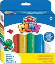 Play-Doh Clay Massa para Moldar 5 Cores Creative Kids - 567G