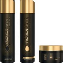 Kit Sebastian Dark Oil Shampoo 250ML + Condicionador 250ML + Mascara Capilar 150ML