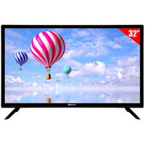Smart TV LED de 32" Mox MO-DLED3232 HD com Suporte de Parede Wi-Fi/Android/Bivolt - Preto