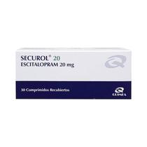 Securol Escitalopram 20MG com 30 Comprimidos