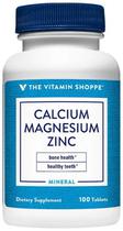 The Vitamin Shoppe Calcium Magnesium Zinc (100 Tabletas)