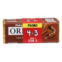 Barra Chocolate Orly Trufa 100G Pack Leve 4 e Pague 3