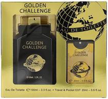 Perfume Omerta Golden Challenge Edt 100ML + 20ML - Masculino