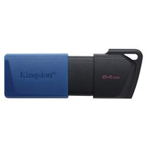 Pendrive Kingston Data Traveler Exodia 64GB DTXM/64GB USB 3.2 - Preto