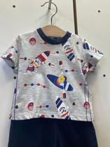 Chicco Fashion Camiseta M/C Tela 6M+ s/C